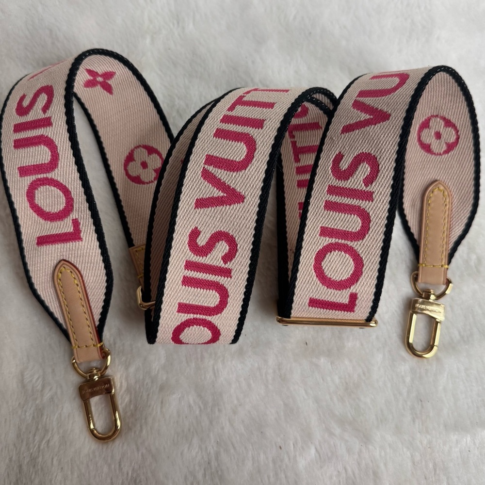 Louis Vuitton Jacquard Nylon Guitar Bandolier Strap